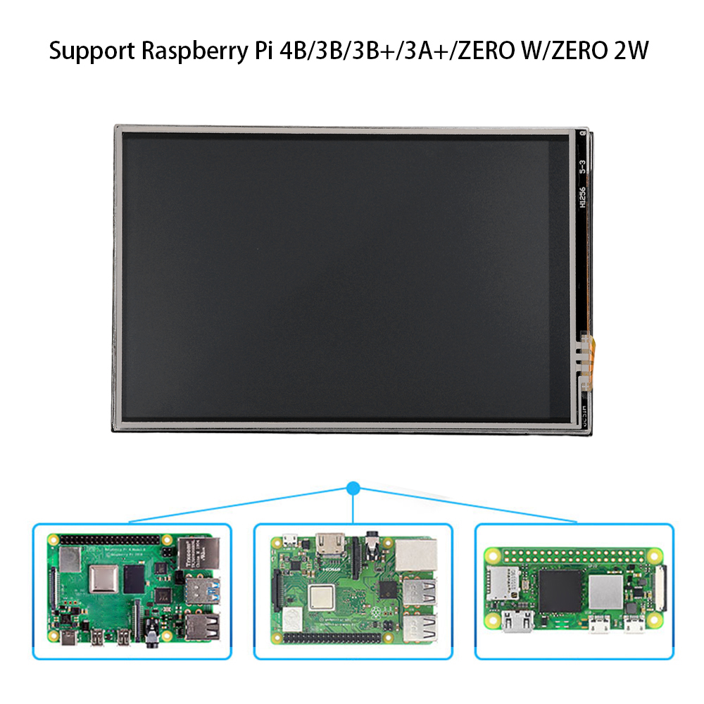 Gaming Console Display Case - 라즈베리 파이 2/3B/4B용 3.5인치 TFT 터치스크린,