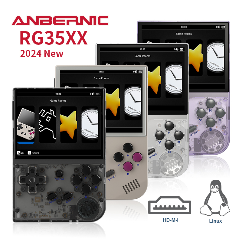 Gaming Console Under 5000 - ANBERNIC 2024 새로운 RG35XX 레트로 휴대용