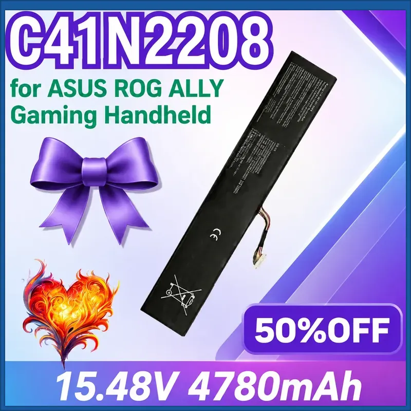 Gaming Console Rog - 새로운 C41N2208 4780mAh 15.48V 휴대용 게임
