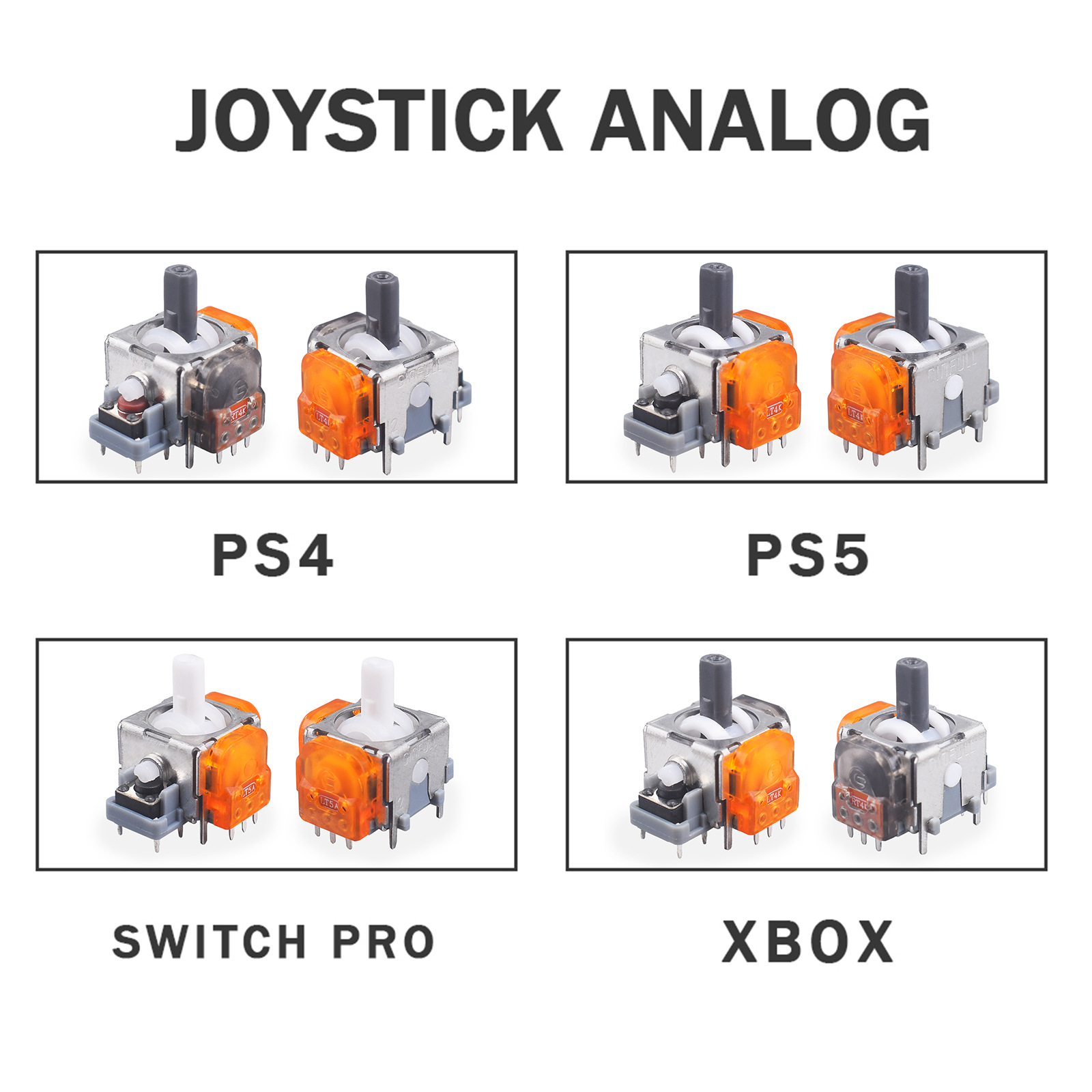 2/10개입 Ginfull TMR 전자기 조이스틱 PS - Gaming Console Tv Stick 리뷰 및 가격