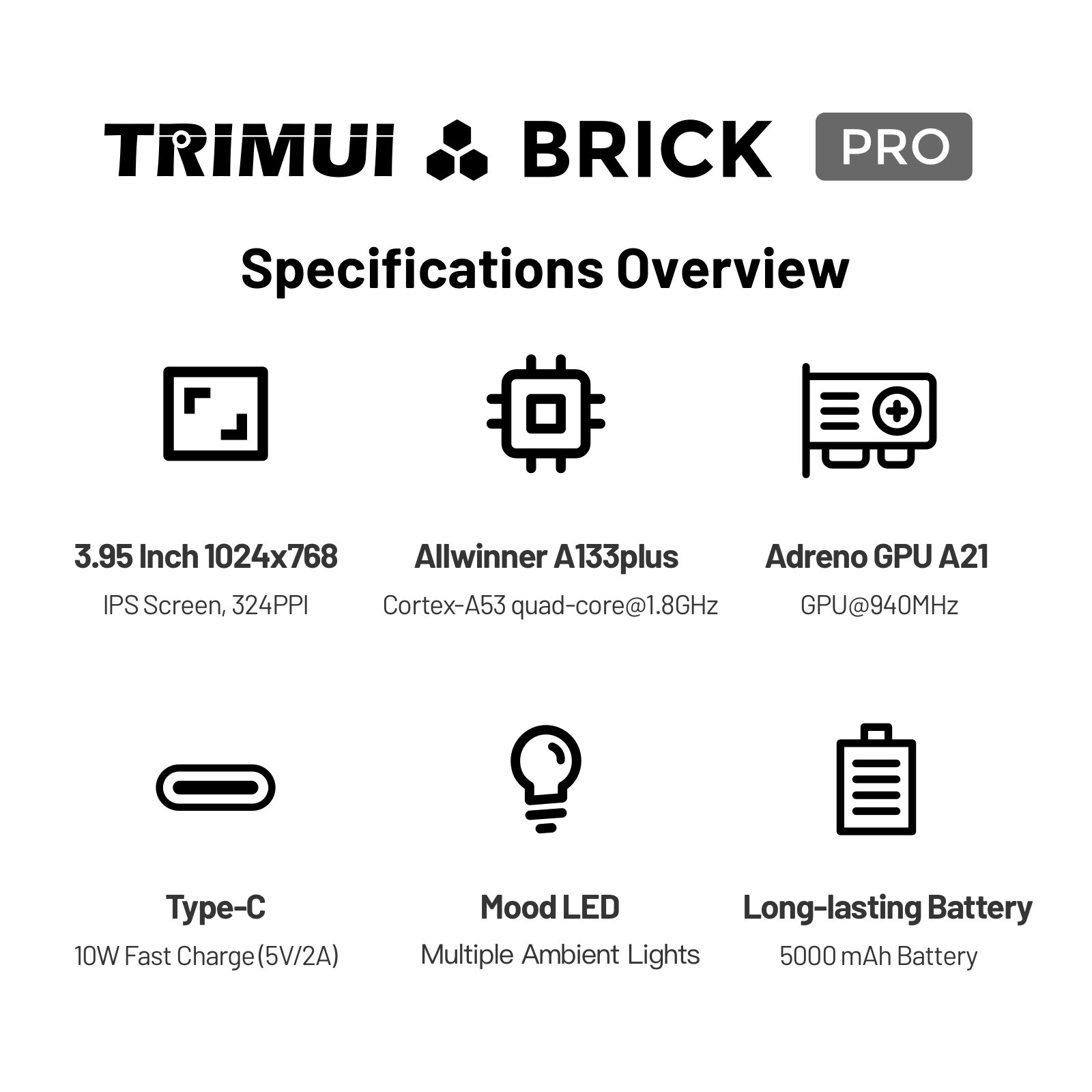 트리무이 브릭 프로 오픈 소스 리눅스 휴대용 게임 콘솔 - Gaming Console Under 5000 리뷰 및 가격