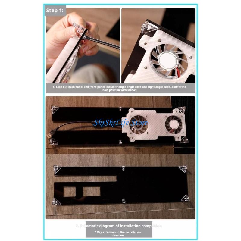 개선된 냉각 시스템을 갖춘 슬림형 게임 콘솔용 E65E - Gaming Console Display Case 리뷰 및 가격