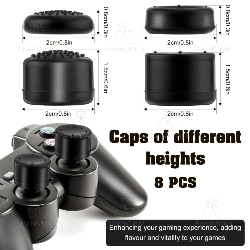 엄지 그립 캡 컨트롤러 조이스틱 캡 하이 퀄리티 실리콘 - Gaming Console Tv Stick 리뷰 및 가격
