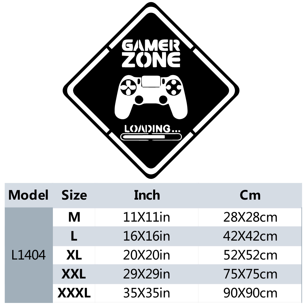 1pc 게이머 존 도어 데칼 벽 비닐 스티커, 컨트롤러 - Gaming Console Room 리뷰 및 가격
