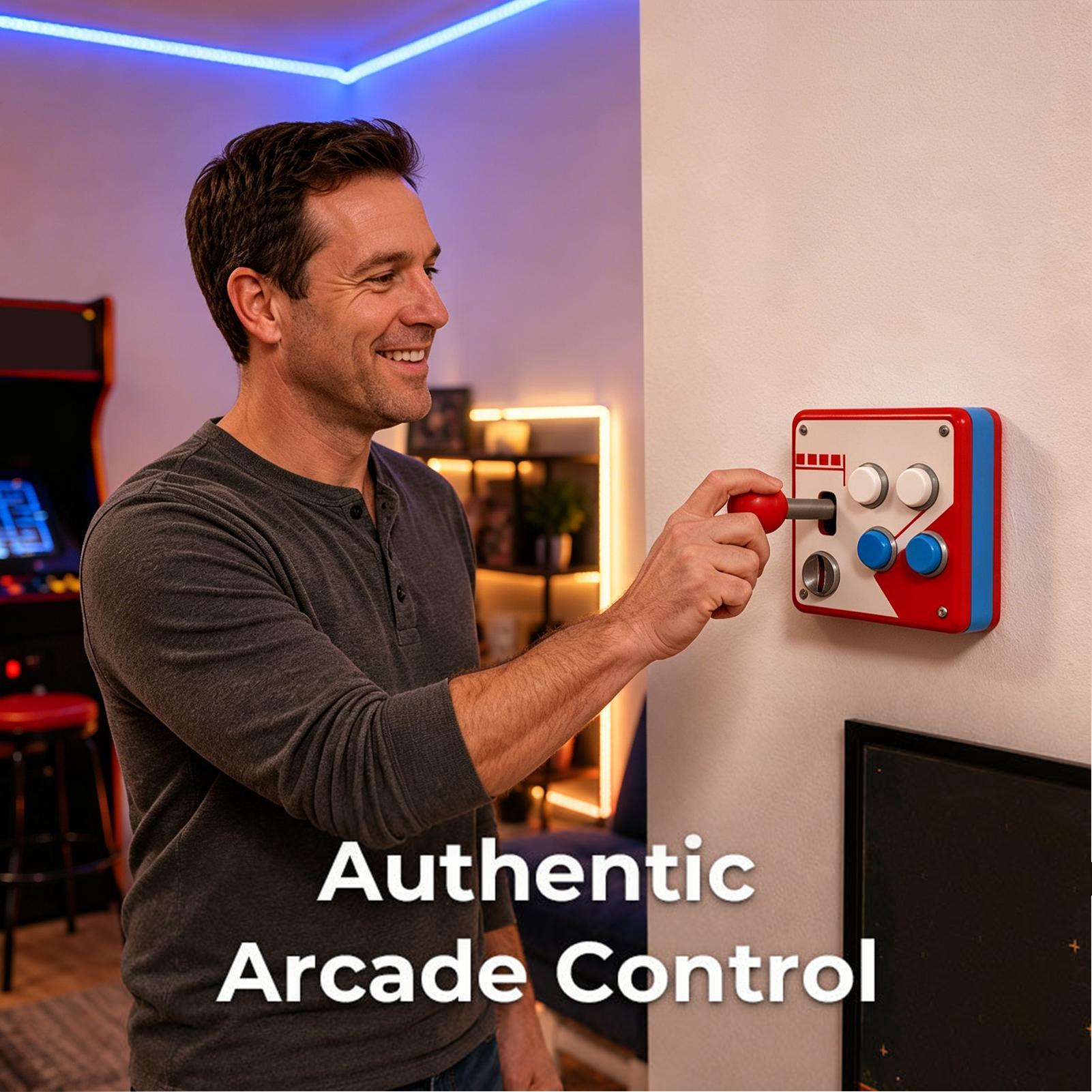 창의적인 레트로 아케이드 게임 조명 스위치 커버, 레트 - Gaming Console Room 리뷰 및 가격