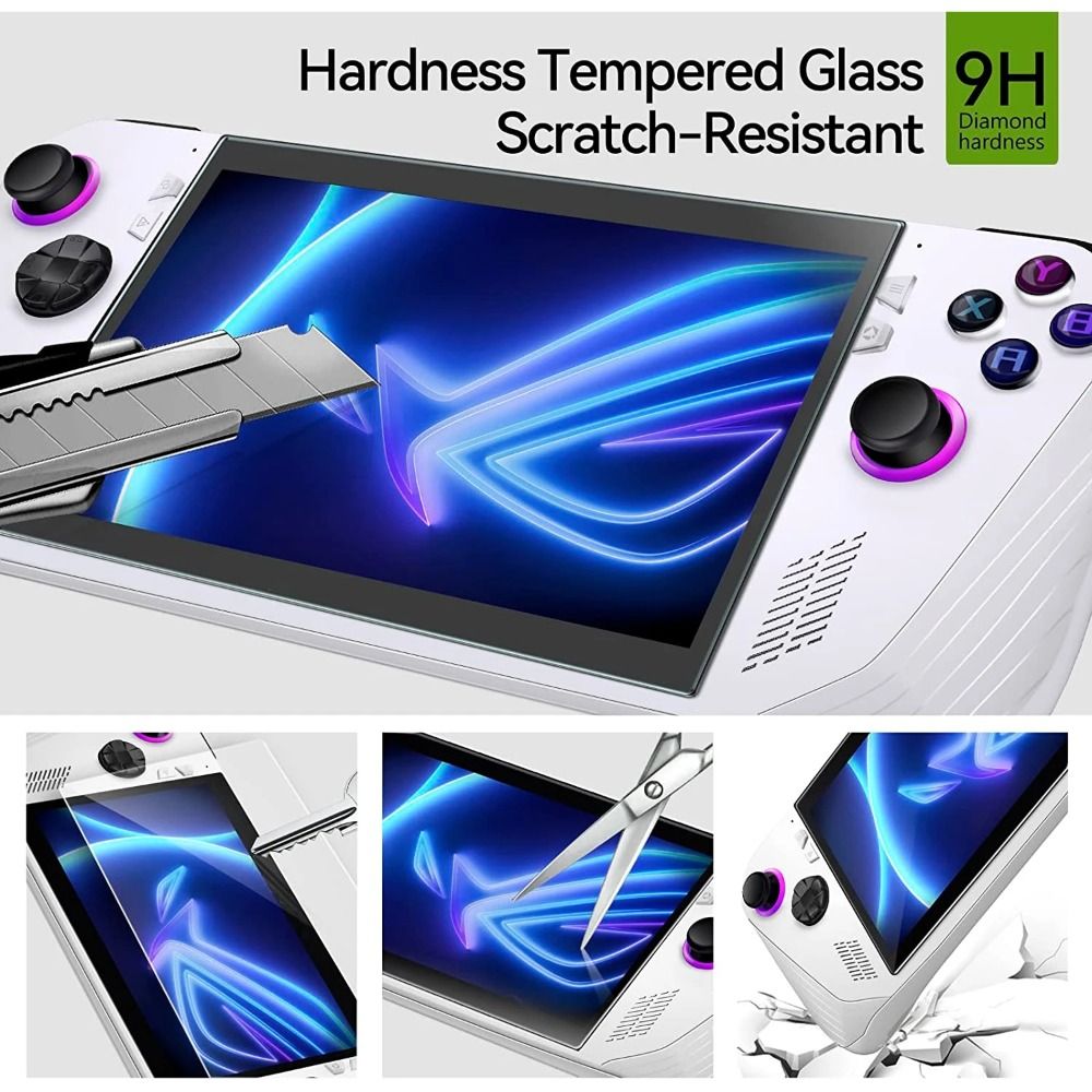 3PCS 액세서리 게임 콘솔 스크린 보호 필름 HD 곡 - Gaming Console Rog 리뷰 및 가격