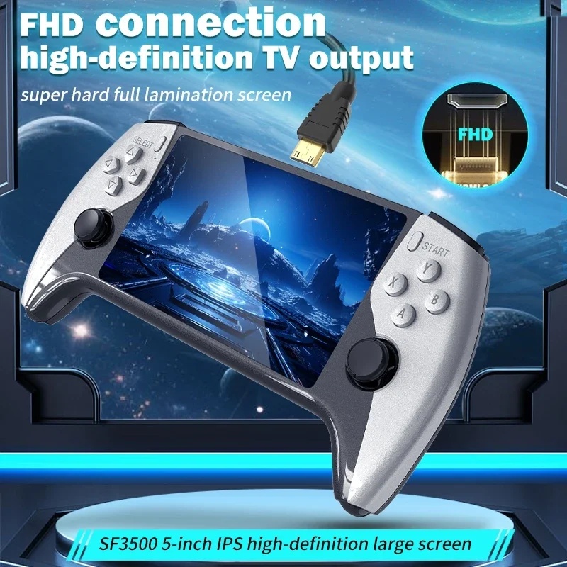 SF3500 레트로 휴대용 비디오 게임 콘솔 리눅스 시 - Gaming Console Under 5000 리뷰 및 가격