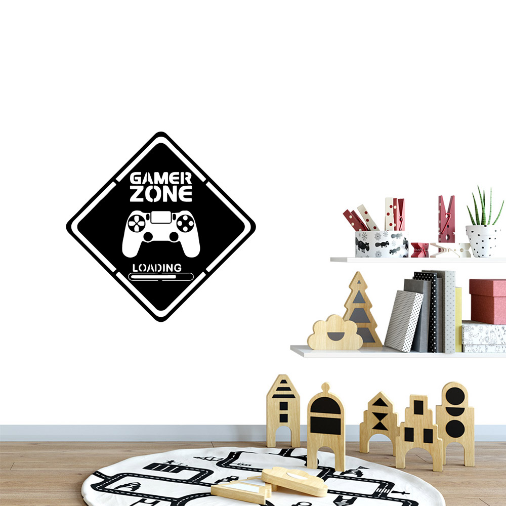 1pc 게이머 벽 아트 데칼 어린이 방 장식 게임 핸들 - Gaming Console Room 리뷰 및 가격