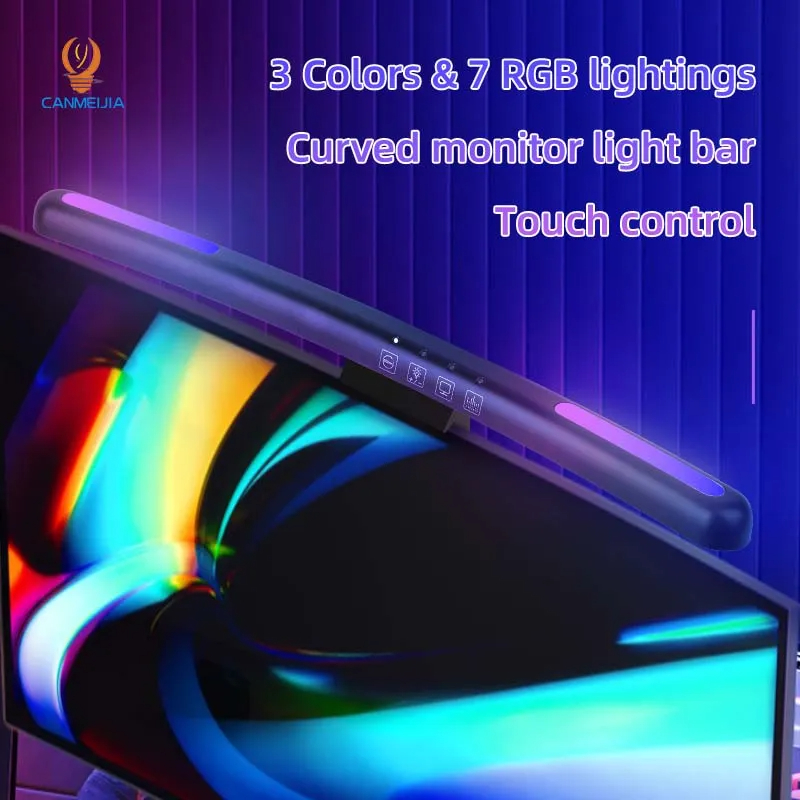 곡선 LED 모니터 라이트 바, USB RGB PC 스 - Gaming Console Room 리뷰 및 가격